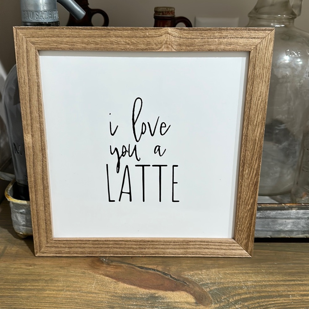 Target BP 2023 I Love You a Latte Sign